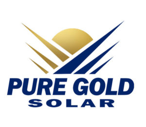 Pure Gold Solar Logo
